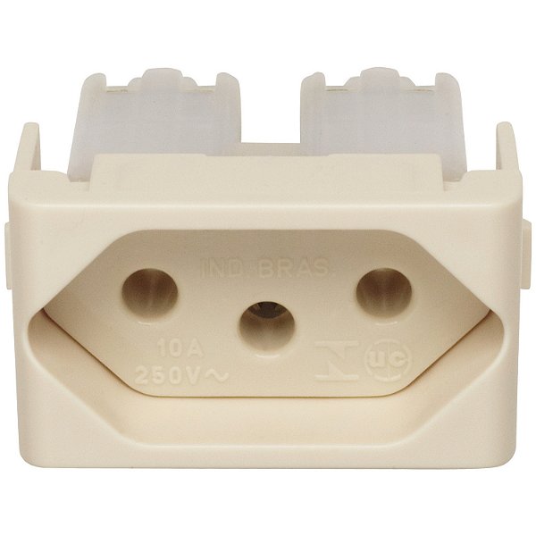 Modulo Tomada 2P+T 10A 250V 1M Mf PRM04722 SCHNEIDER