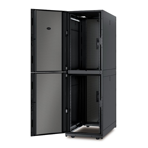 Invólucro Netshelter Sx Para Hospedagem De Equipamentos, 2 X 20 U, 600 Mm De Largura X 1070 Mm De Profundidade, Com Painéis Laterais, Negro AR3200 SCHNEIDER