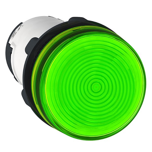 Sinalizador Monobloco Ø22Mm Plástico Com Lâmpada Ba9S, Verde, 230Vca XB7EV73P SCHNEIDER