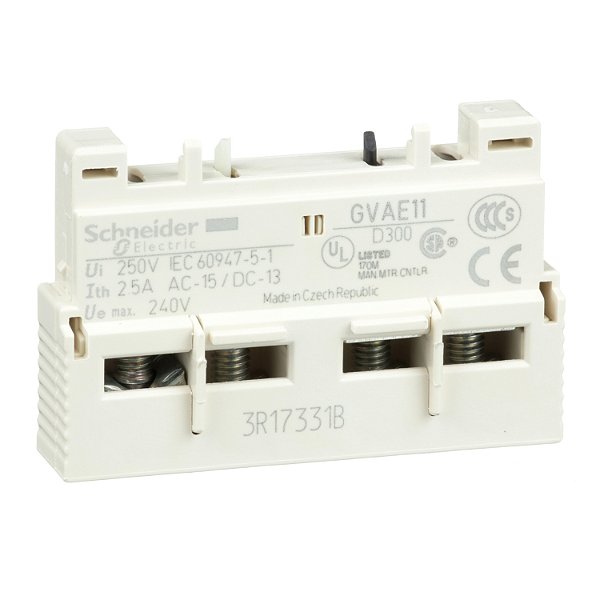 Contato Auxiliar Instantaneo Frontal 1Na+1Nf Tesys Gv2-Gv3 GVAE11 SCHNEIDER
