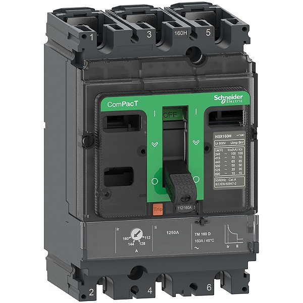 Disjuntor Nsx100H Tm16D 3P3D C10H3TM016 SCHNEIDER