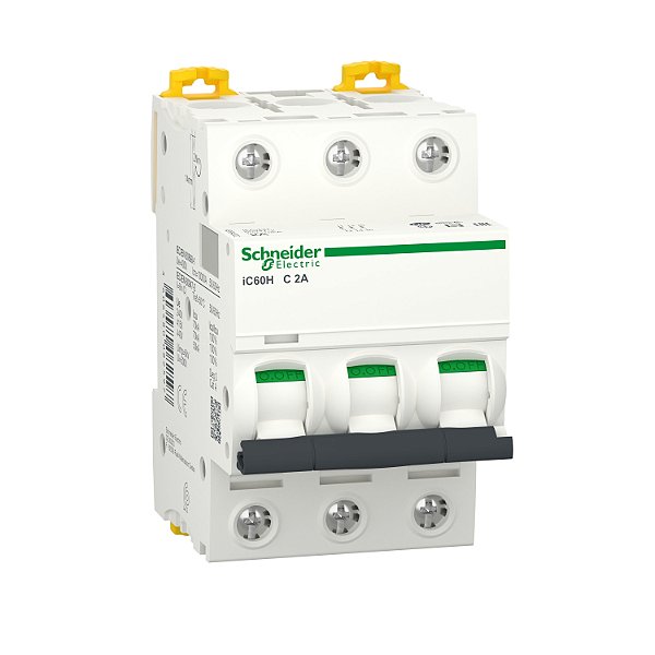Disjuntor Acti9 Ic60H 3P C 2A 440V A9F84302-BR SCHNEIDER