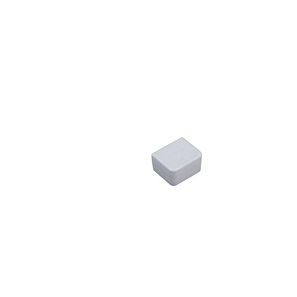 Tampa De Extremidade Dexson 20 X 20 Mm Branca DXN11055 SCHNEIDER