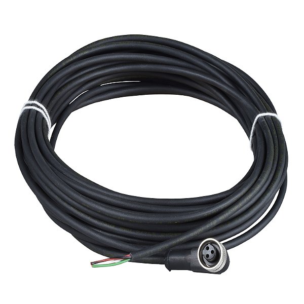 Cabo Com Conector 1/2 20Unf 3 Pinos Cotovelo 5 XZCP1965L5 SCHNEIDER
