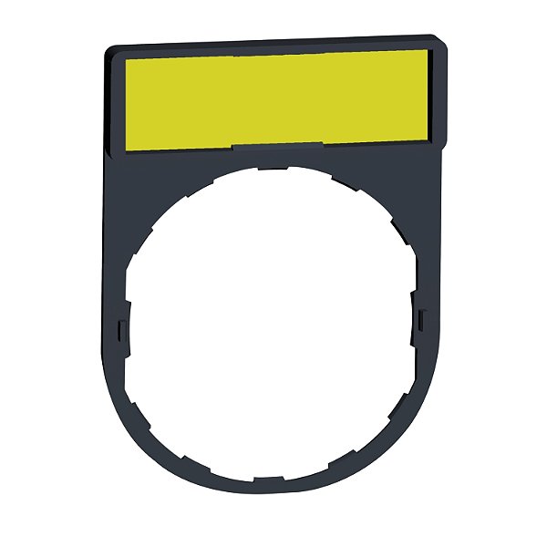 Porta Etiqueta 30X40Mm Branco Amarelo Sem Gravacao ZBY4101 SCHNEIDER
