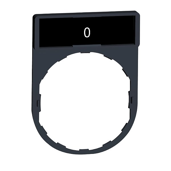 Porta Etiqueta 30X40Mm Preto O ZBY2146 SCHNEIDER