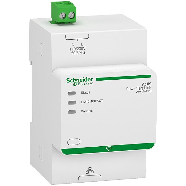 Acti9 Powertag Link - Wireless To Modbus Tcp/Ip Concentrator A9XMWD20 SCHNEIDER
