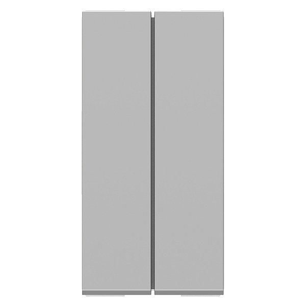 Modulo Duplo(Meio Mód) Interruptor Simples 10Ax 250V 1M Aluminium S70100174 SCHNEIDER