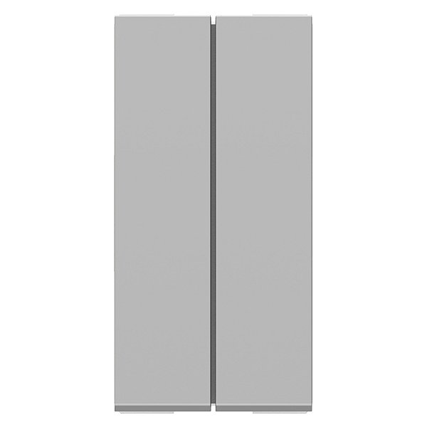 Modulo Duplo ( Meio Módulo ) Interruptor Paralelo 10Ax 250V 1M Aluminium S70100374 SCHNEIDER
