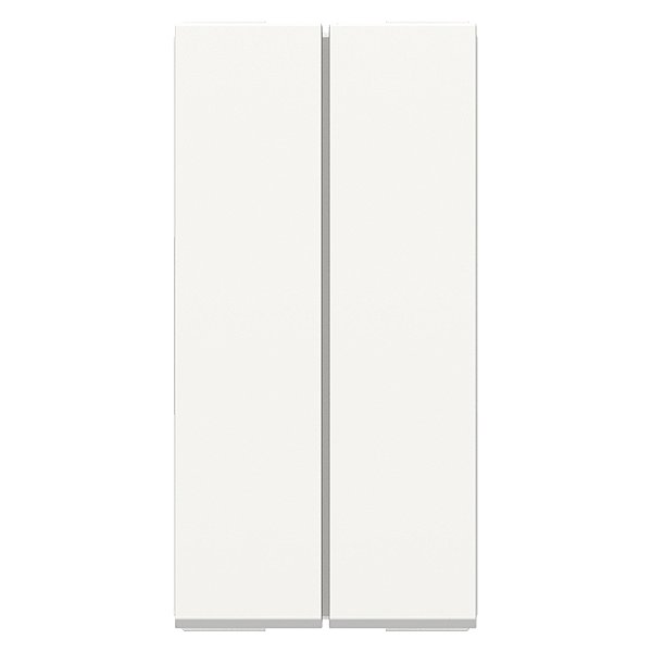 Modulo Duplo Pulsador Universal (Sem Gravacao) 10A 250V 1M Branco S70100604 SCHNEIDER