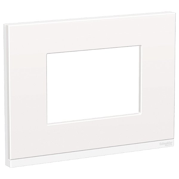 Placa+Suporte 4X2 3 Postos Class Br / White Fenix Horizontal S73410386H9 SCHNEIDER