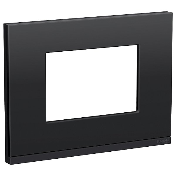 Placa+Suporte 4X2 3 Postos Class Gr / Graphite Fenix Horizontal S73410387H9 SCHNEIDER