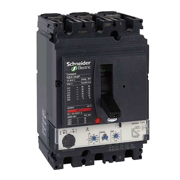 Disjuntor Nsx250N Micrologic2.2M 150A 3P LV431166 SCHNEIDER