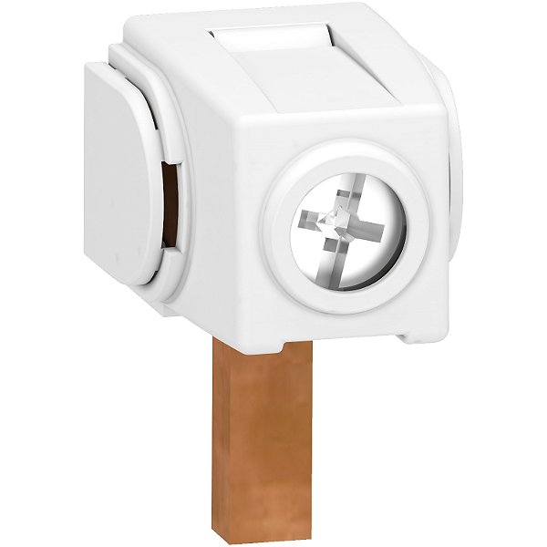Conjunto Com 4 Conectores De Alimentacao Para Cabo 35 Mm2 - Terminal Duplo A9XPCD04 SCHNEIDER