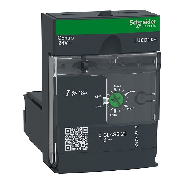 Unidade De Controle Avancada Trifasico Classe 20 0.35-1.4A 24Vca Tesy LUCD1XB SCHNEIDER