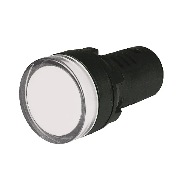 Pilot Light, Plastic, White, Ø 22 Mm, With Integral Led, 380…400V Ac, Anti-Interference XA2EVQ5LC SCHNEIDER