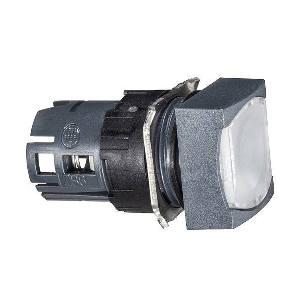 Cabecote Para Botao 16Mm Luminoso Quadrado Branco ZB6CW1 SCHNEIDER