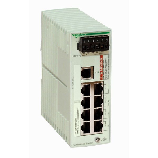 Switch Gerenciavel Connexium Basic 6Tx2Fx Multi Modo TCSESB083F2CU0 SCHNEIDER