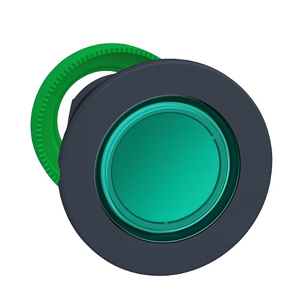 Cabeçote Para Botão Faceado Ø30Mm Plástico, Verde, Para Etiqueta ZB5FA38 SCHNEIDER