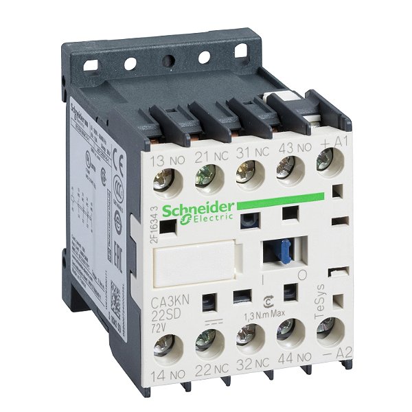 Contator Auxiliar Tesys K 2Na+2Nf 72Vcc CA3KN22SD SCHNEIDER
