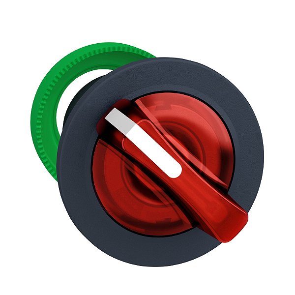 Flush Mounted Red Illuminated Selector Switch Head 2 Pos Return Right To Left ZB5FK1443 APC
