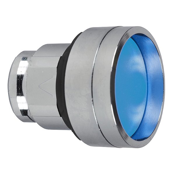 Cabeçote Para Botão Ø22Mm Metálico, Guarda Alta, Retorno Por Mola, Azul ZB4BA66 SCHNEIDER
