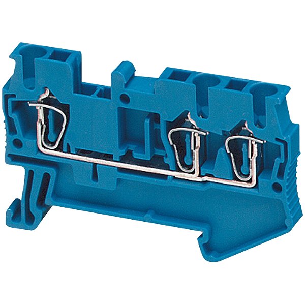 Conector Mola Seccao 2.5Mm2 3 Pontos Azul NSYTRR23BL SCHNEIDER