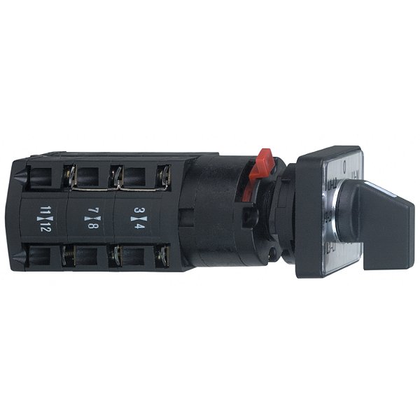 Chave Comutadora Voltimetro 45 Graus 10 A Para 16 E 22 Mm K10F027MCH SCHNEIDER