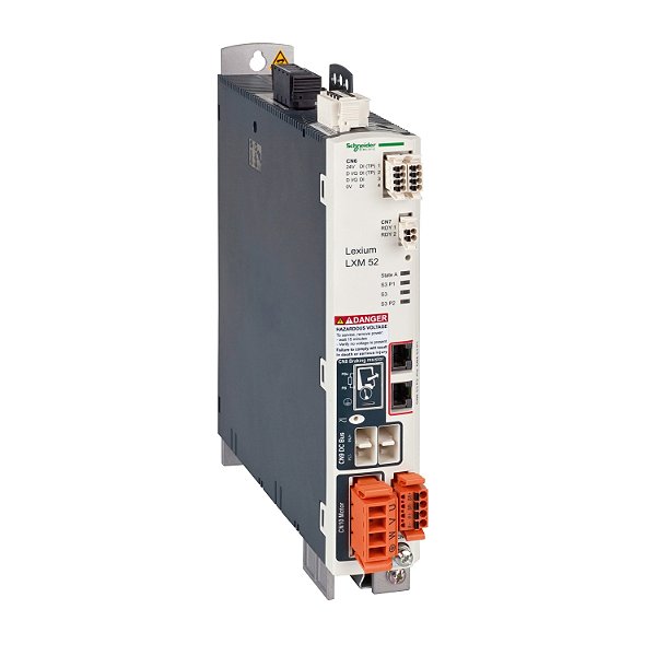Servodrive - Sercos Iii - 1.8 Kw - 208/400/480 Vac - Inm 6 A - Ipico 18 A - Trifásico LXM52DD18C41000 SCHNEIDER