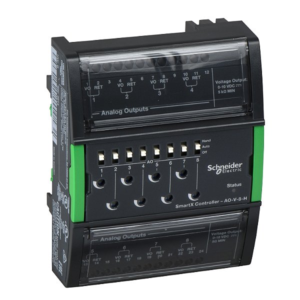Módulo De Expansão Smartx Ao-V-8-H - 8 Saídas Analógicas (0-10Vdc) - Interruptores De Controle Manual SXWAOV8HX10001 APC