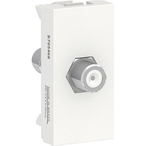 Modulo Tomada Para Antena De Tv (P/ Cabo Coaxial Tipo F) Antibacteriano 1M Br S70546824 SCHNEIDER