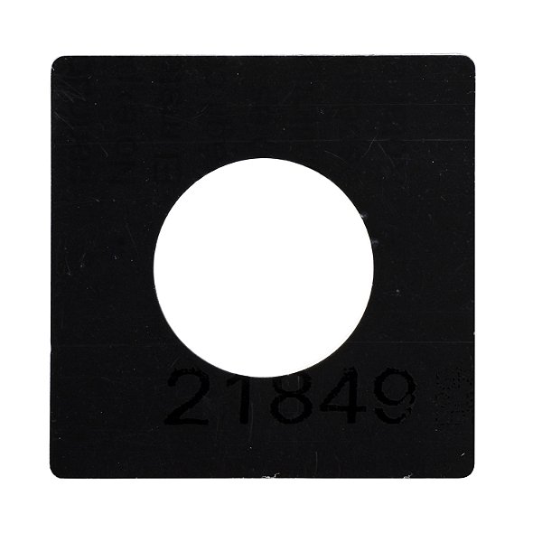 Etiqueta Para Cab 60X60 Preta KZ20 SCHNEIDER
