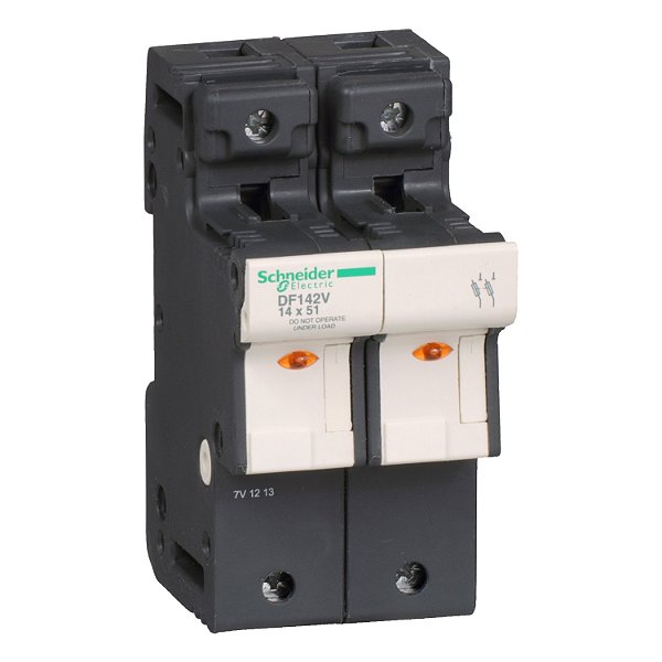 Porta Fusivel Com Indicador Bipolar 50A 14X51 DF142V APC