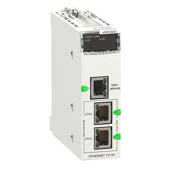 Modulo M580 - 3 Portas Ethernet/Ip E Modbus Tcp/Ip BMENOC0301 SCHNEIDER
