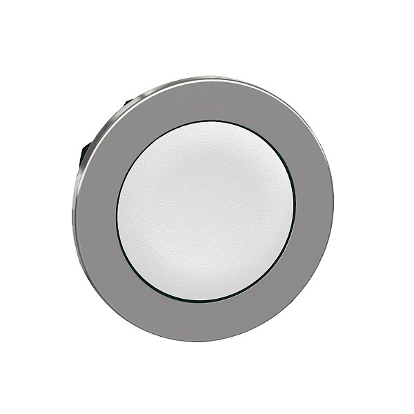 Cabeçote Para Botão Faceado Ø30Mm Metálico, Retorno Por Mola, Branco ZB4FA1 SCHNEIDER