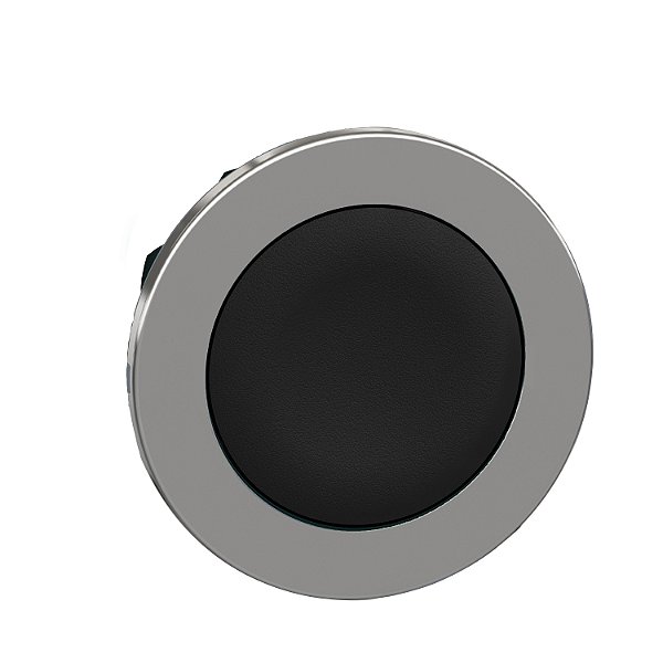 Cabeçote Para Botão Faceado Ø30Mm Metálico, Retorno Por Mola, Preto ZB4FA2 SCHNEIDER