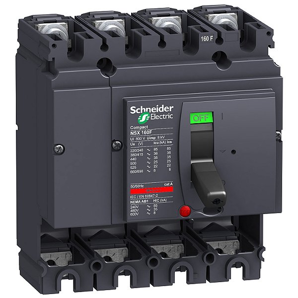 Estrutura Disjuntor Nsx160B Tetrapolar LV430395 SCHNEIDER
