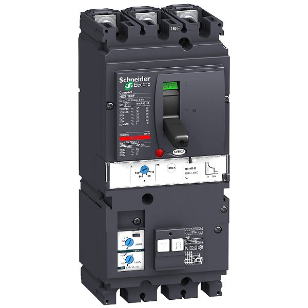 Disjuntor Nsx160B Tm100D + Vigi Mh 3P LV430342 SCHNEIDER