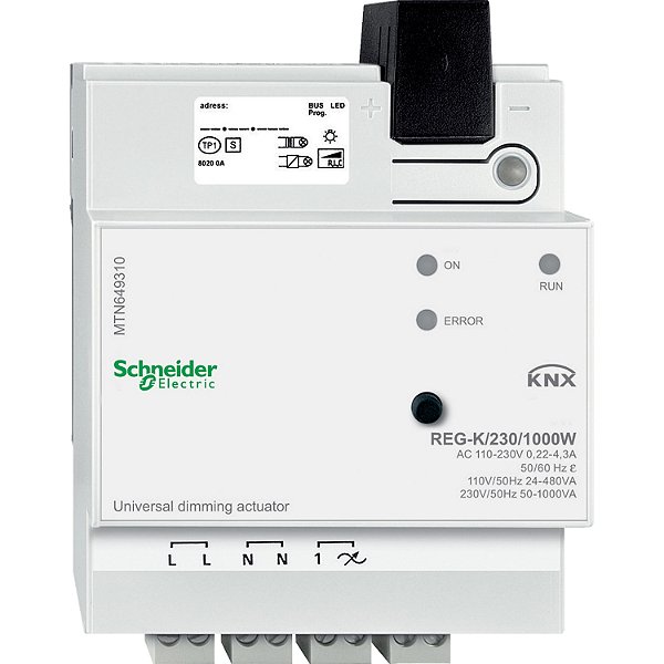 Modulo Dimmer Universal Knx Reg-K/2X230/1000W MTN649310 SCHNEIDER