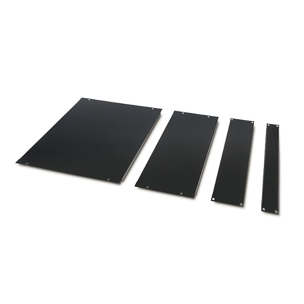 Kit De Painéis De Isolamento Pretos Para Gerenciamento De Circulação De Ar (1 U, 2 U, 4 U, 8 U) AR8101BLK SCHNEIDER