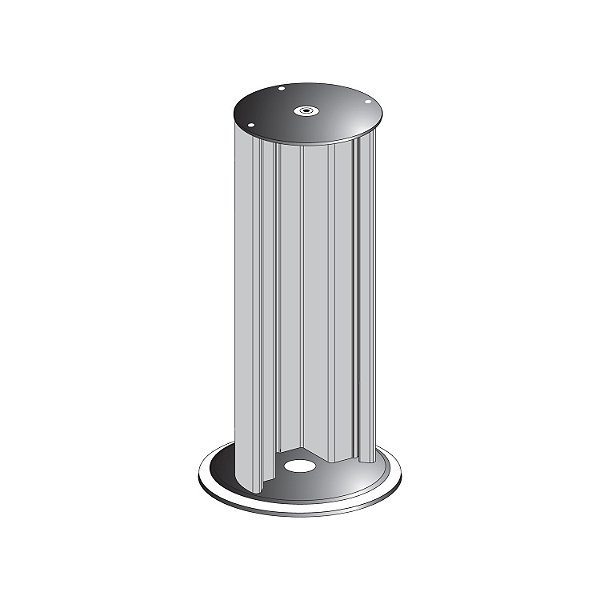 Coluna De Aluminio Para Montagem De Cortina De Luz 760 A 1060Mm C. Pr. Cabo Pg12 XUSZSC138R SCHNEIDER