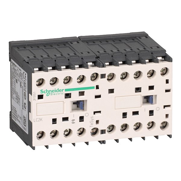 Chave Reversora Tripolar Tesys K 9A 1Nf Circuito Impresso 110Vca LC2K09015F7 SCHNEIDER