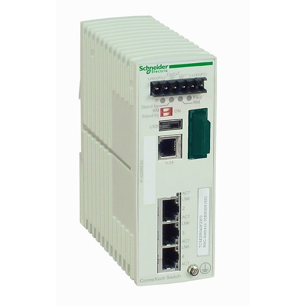 Switch Gerenciavel Connexium 3Portas Tx1 Porta Fxmultimodo TCSESM043F1CU0 APC