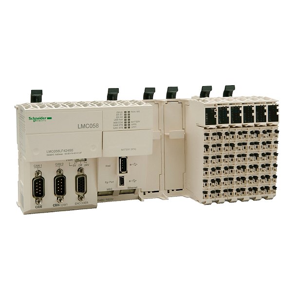 Controlador Lógico Programável De Movimento - 8 Eixos - 26 Entradas / 16 Saídas Source (Pnp) - Modbus/Canopen/Canmotion/Ethernet Ip - 24 Vdc LMC058LF424 APC