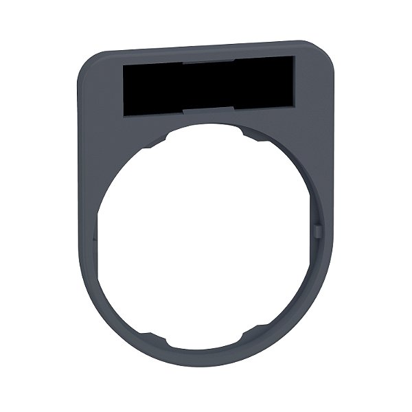 Legend Holder 40 X 50 Mm For Flush Mounted Heads, Plastic, With Legend 8 X 27 Mm, Unmarked ZBYF2101 APC
