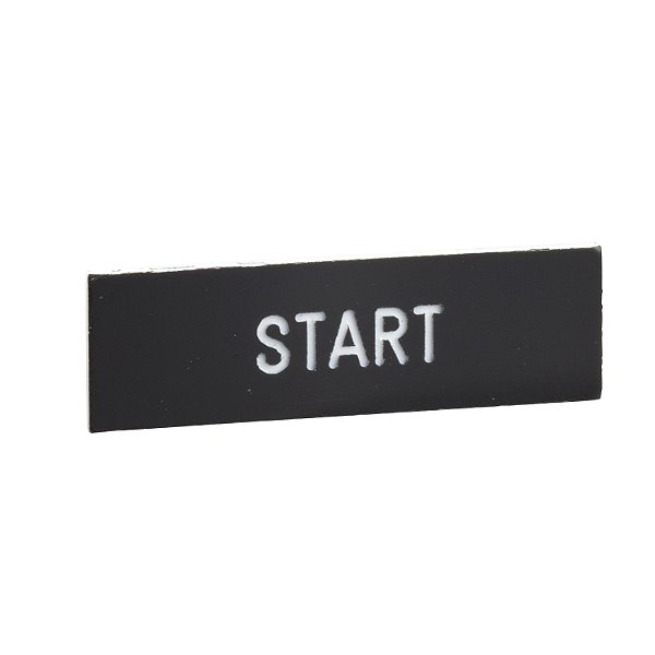 Etiqueta 8X27Mm Preto Vermelho Start ZBY02303 SCHNEIDER