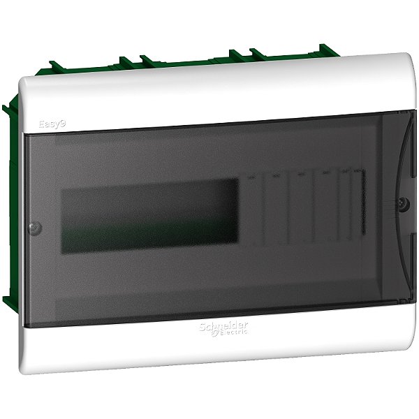 Easy9 - Plastic Enclosure - 12 Modules - Flush - With Smoked Door EZ9E3412 APC