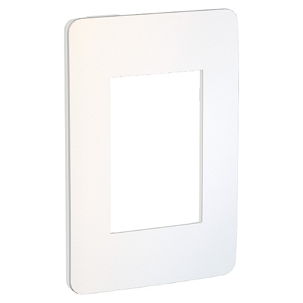 Orion - Cover-Frame 4X2 - 3 Modules - White / Chrome Soft S732103409 APC