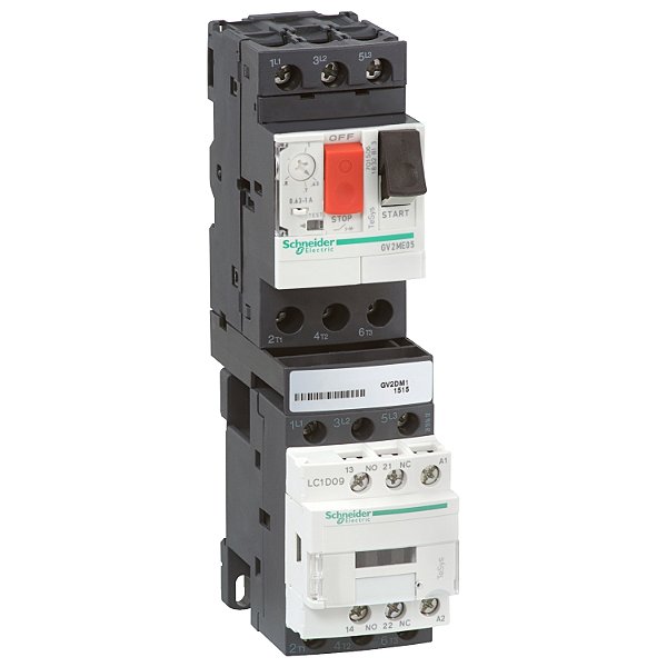 Partida Combinada Tipo1 Disjuntor+Contator 6-10A 24Vca GV2DM114B7 SCHNEIDER