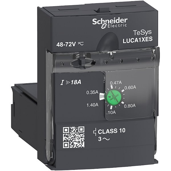 Unidade De Controle Standard Trifasico Classe 10 0.35-1.4A 48Vca/48-7 LUCA1XES SCHNEIDER